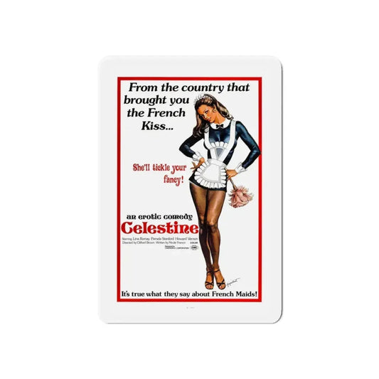 CELESTINE 1974 Movie Poster - Refrigerator Magnet 6 Inch - The Sticker Space