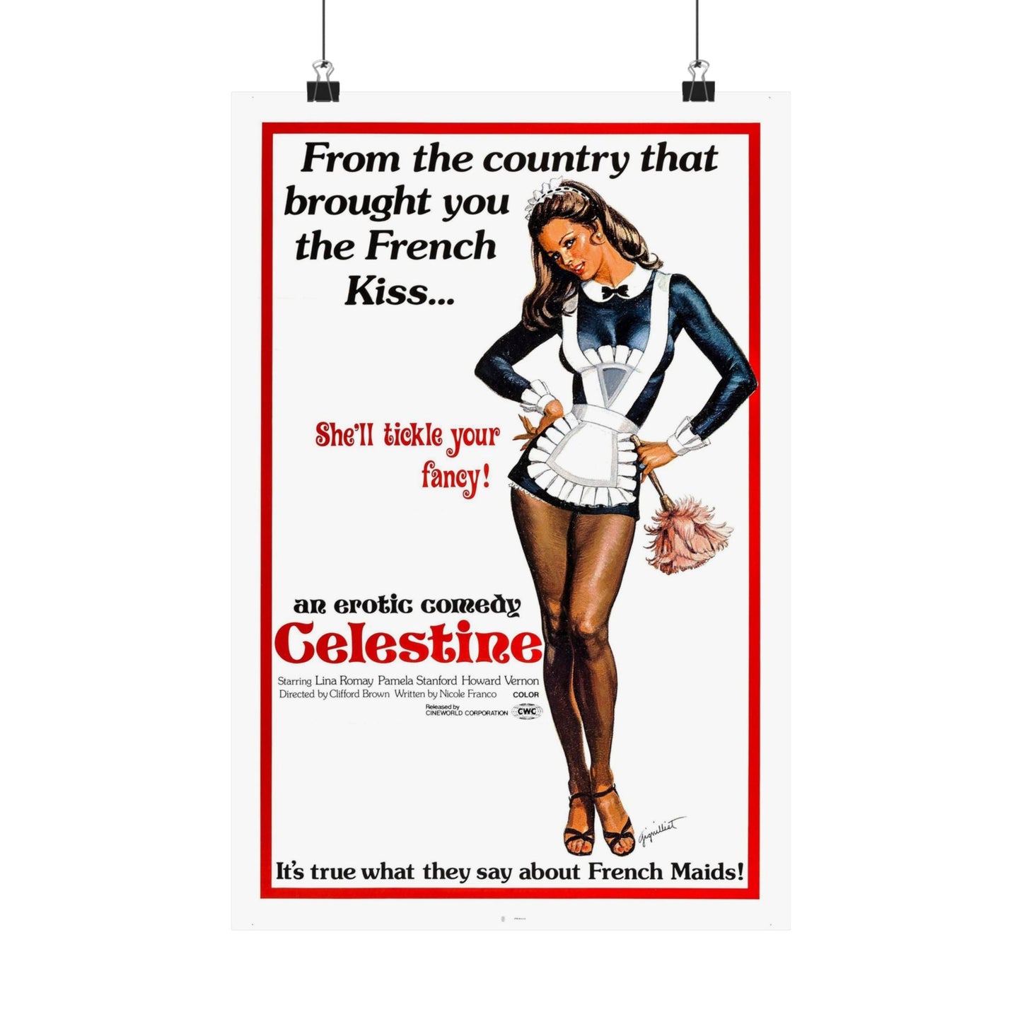 CELESTINE 1974 - Paper Movie Poster-12″ x 18″-The Sticker Space