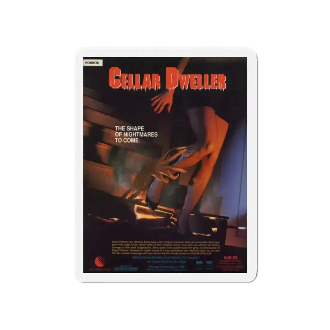 CELLAR DWELLER 1987 Movie Poster - Refrigerator Magnet - The Sticker Space
