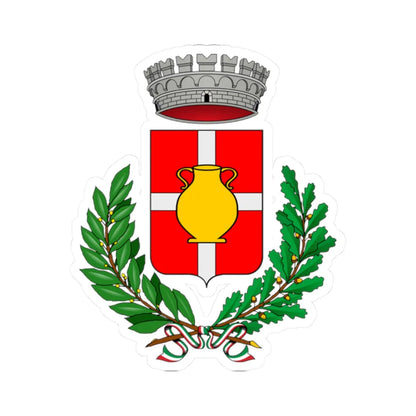 Celle Enomondo-Stemma (Italy) (Coat of Arms) STICKER Vinyl Kiss-Cut Decal 2 Inch White - The Sticker Space