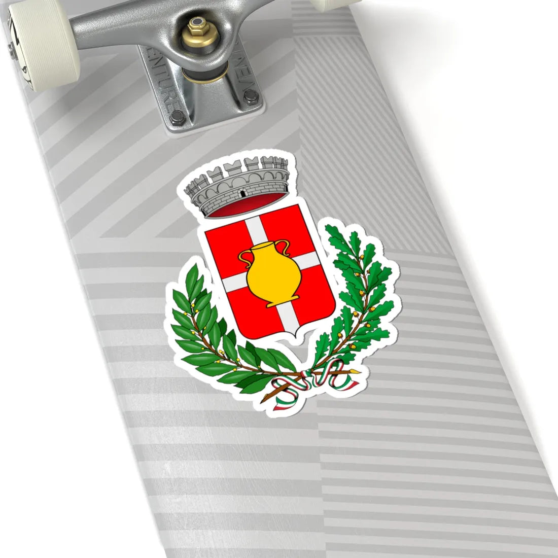 Celle Enomondo-Stemma (Italy) (Coat of Arms) STICKER Vinyl Kiss-Cut Decal - The Sticker Space