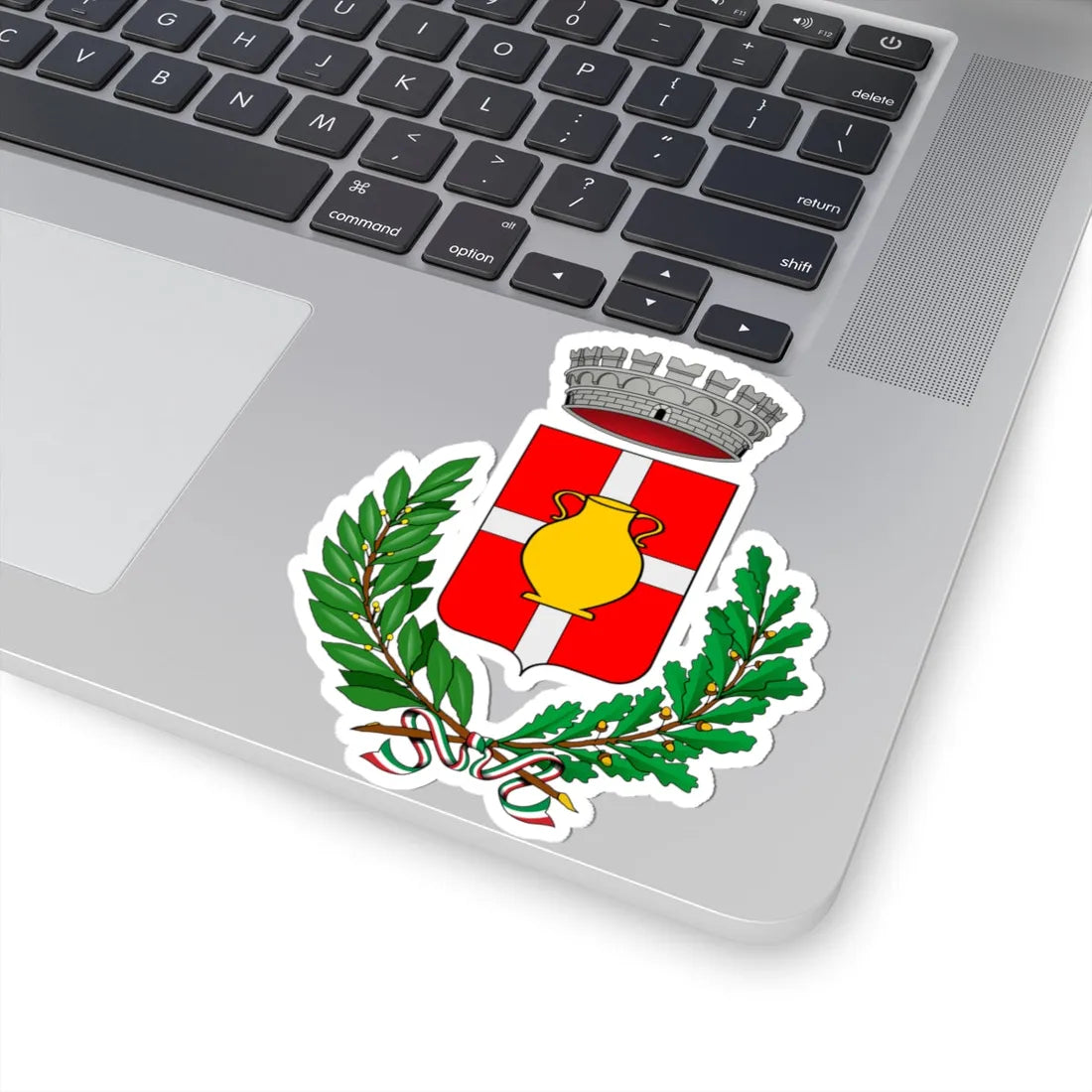 Celle Enomondo-Stemma (Italy) (Coat of Arms) STICKER Vinyl Kiss-Cut Decal - The Sticker Space