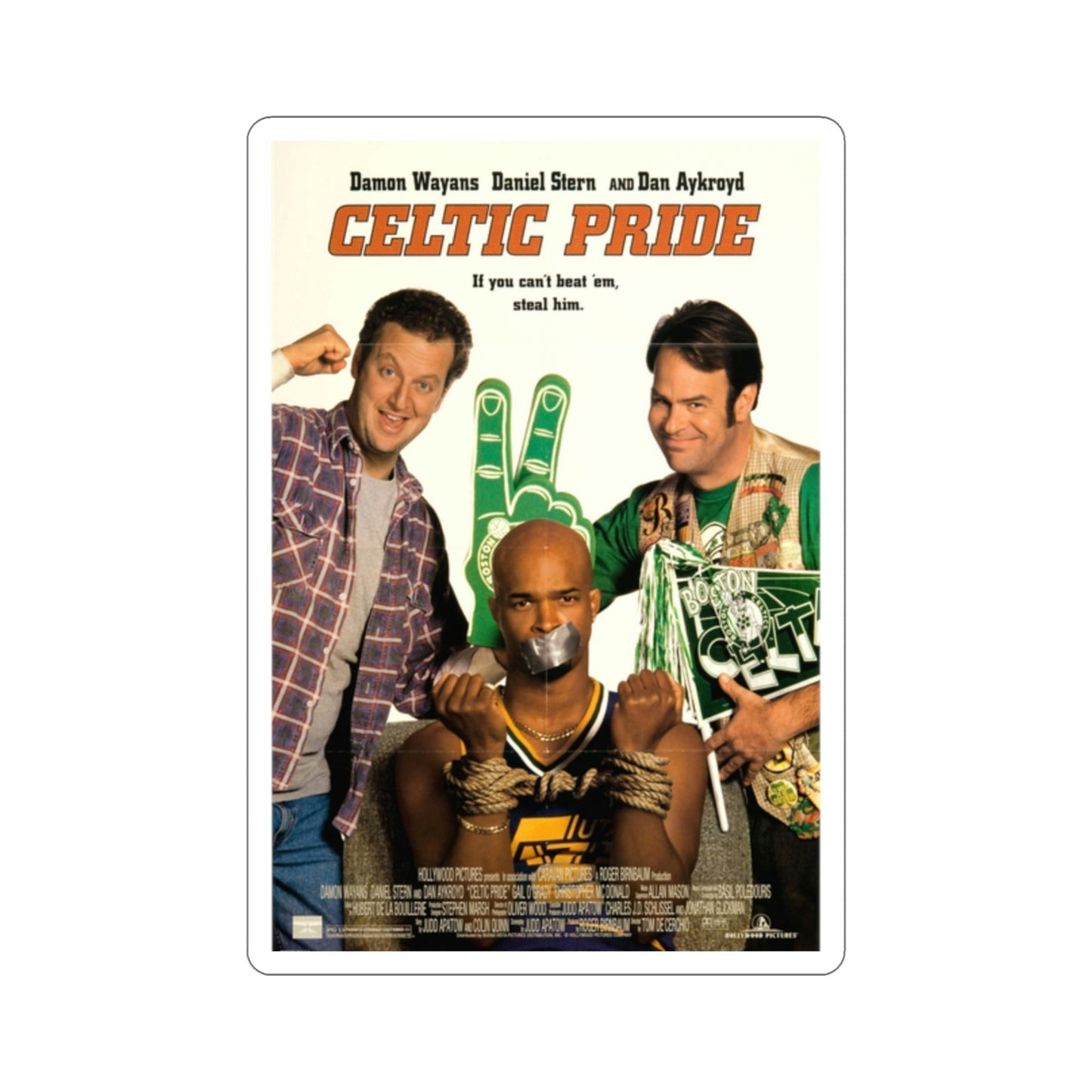 Celtic Pride 1996 Movie Poster STICKER Vinyl Die-Cut Decal-2 Inch-The Sticker Space