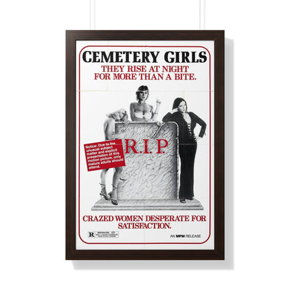 CEMETERY GIRLS (COUNT DRACULA'S GREAT LOVE) 1973 - Framed Movie Poster-20" x 30"-The Sticker Space