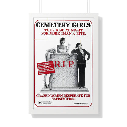 CEMETERY GIRLS (COUNT DRACULA'S GREAT LOVE) 1973 - Framed Movie Poster-20" x 30"-The Sticker Space