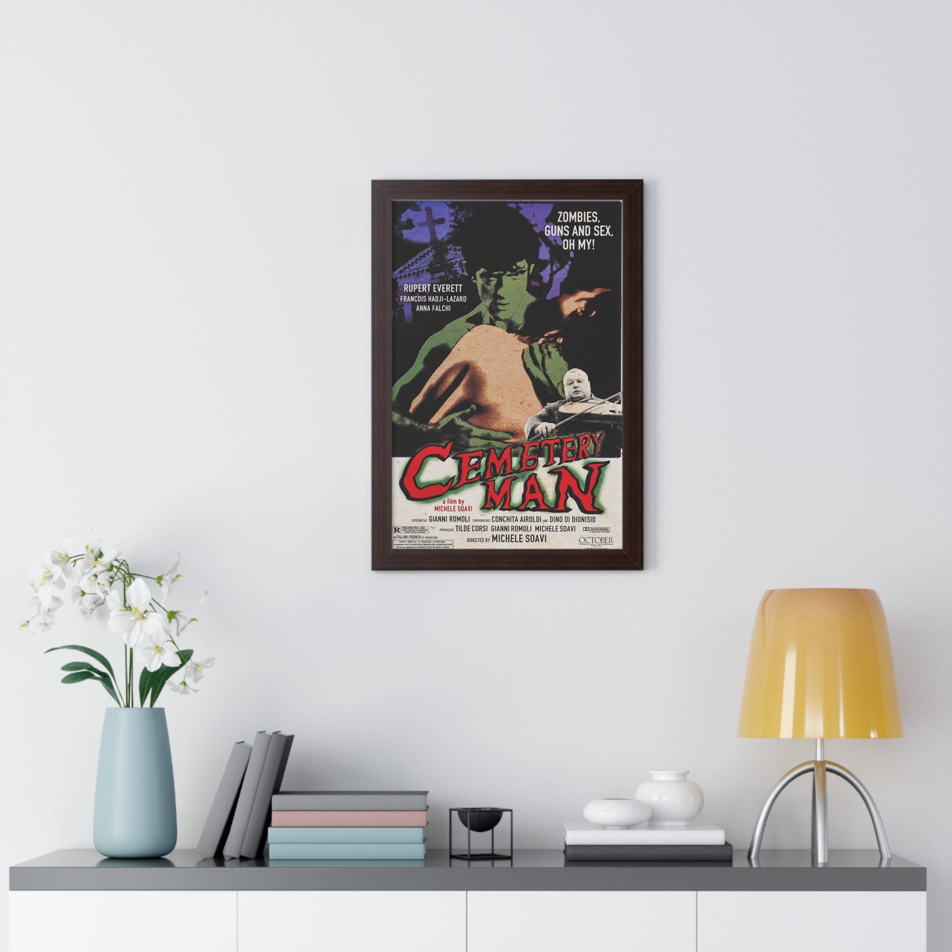 CEMETERY MAN (DELLAMORTE DELLAMORE) 1994 - Framed Movie Poster-The Sticker Space