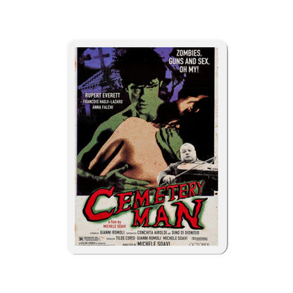 CEMETERY MAN (DELLAMORTE DELLAMORE) 1994 Movie Poster - Die-Cut Magnet-2" x 2"-The Sticker Space