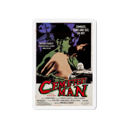 CEMETERY MAN (DELLAMORTE DELLAMORE) 1994 Movie Poster - Die-Cut Magnet-5" x 5"-The Sticker Space