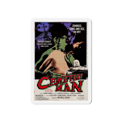 CEMETERY MAN (DELLAMORTE DELLAMORE) 1994 Movie Poster - Die-Cut Magnet-6 × 6"-The Sticker Space