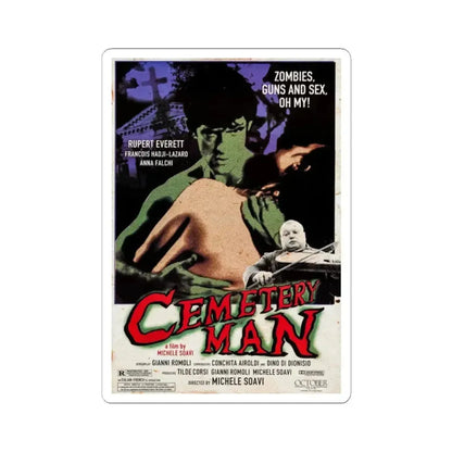 CEMETERY MAN (DELLAMORTE DELLAMORE) 1994 Movie Poster - STICKER Vinyl Kiss-Cut Decal 2 Inch White - The Sticker Space
