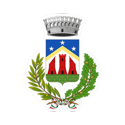 Cengio-Stemma (Italy) (Coat of Arms) STICKER Vinyl Kiss-Cut Decal 2 Inch White - The Sticker Space