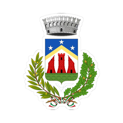 Cengio-Stemma (Italy) (Coat of Arms) STICKER Vinyl Kiss-Cut Decal 3 Inch White - The Sticker Space