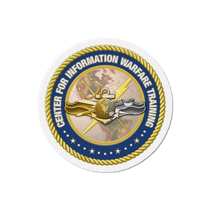 Center for Information Warfare Training (U.S. Navy) Die-Cut Magnet-2" x 2"-The Sticker Space