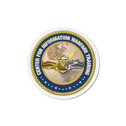 Center for Information Warfare Training (U.S. Navy) Die-Cut Magnet-6 × 6"-The Sticker Space