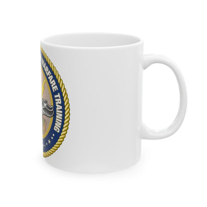 Center for Information Warfare Training (U.S. Navy) White Coffee Mug-The Sticker Space