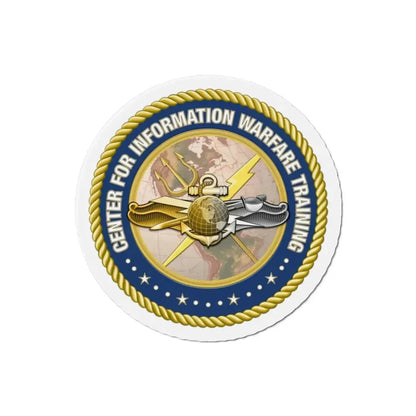 Center for Information Warfare Training (U.S. Navy) Refrigerator Magnet 2 Inch - The Sticker Space