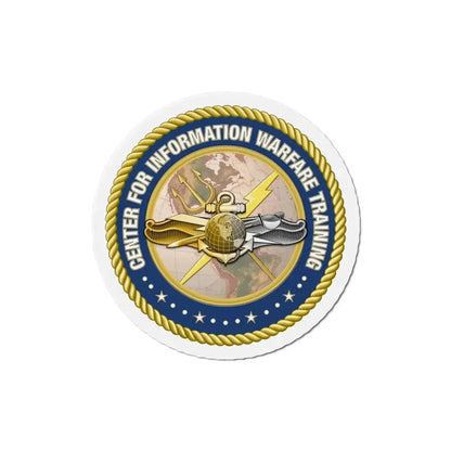 Center for Information Warfare Training (U.S. Navy) Refrigerator Magnet 4 Inch - The Sticker Space