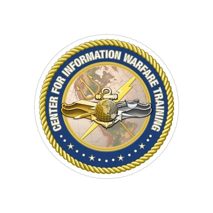 Center for Information Warfare Training (U.S. Navy) Transparent STICKER Die-Cut Vinyl Decal - The Sticker Space