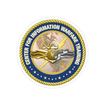 Center for Information Warfare Training (U.S. Navy) Transparent STICKER Die-Cut Vinyl Decal - The Sticker Space