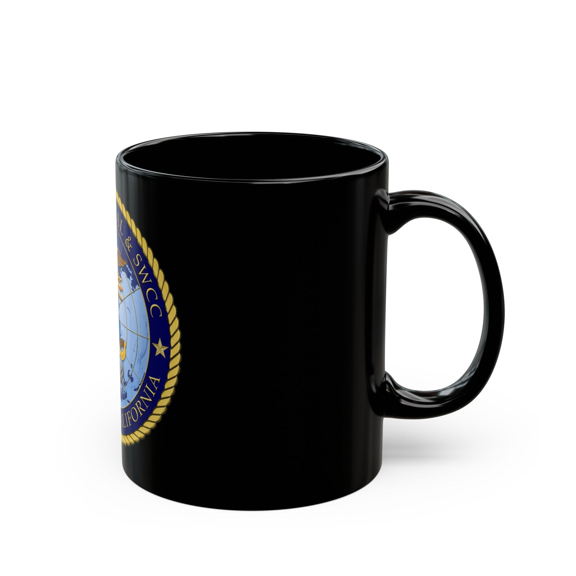 Center for SEAL and SWCC (U.S. Navy) Black Coffee Mug-The Sticker Space