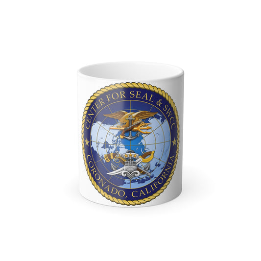 Center for SEAL and SWCC (U.S. Navy) Color Changing Mug 11oz-11oz-The Sticker Space