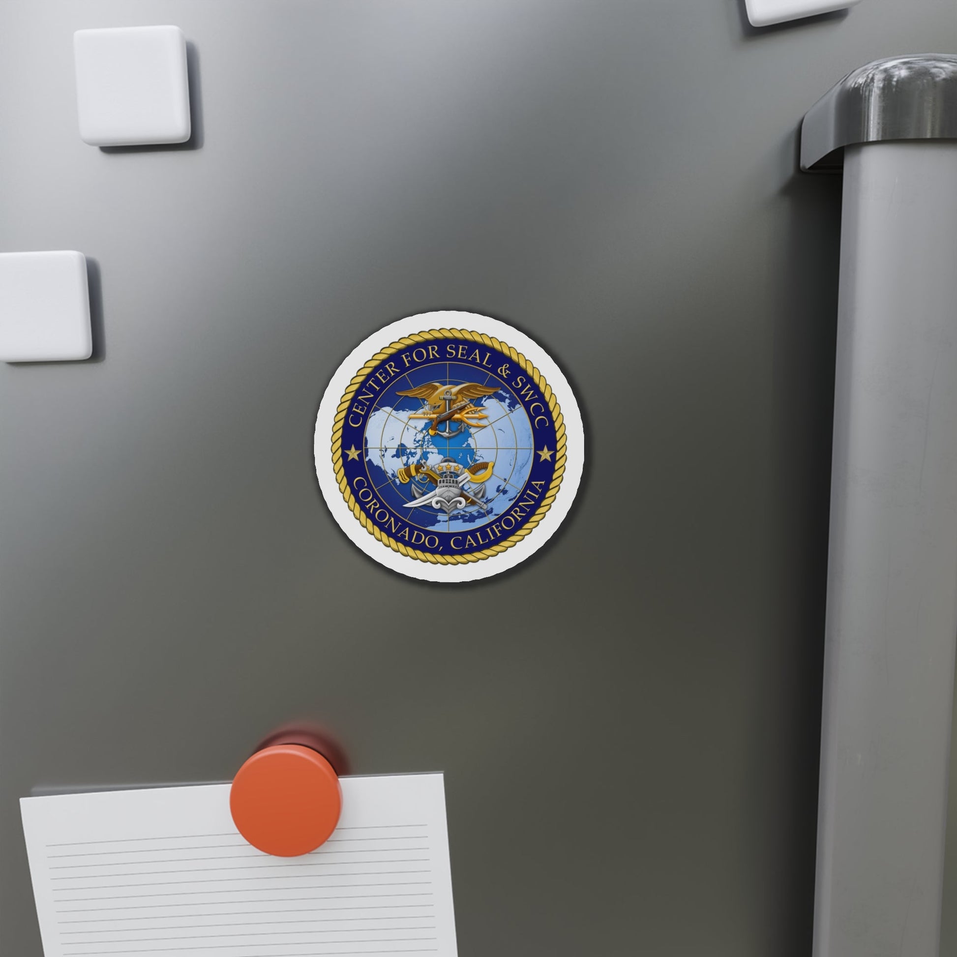 Center for SEAL and SWCC (U.S. Navy) Die-Cut Magnet-The Sticker Space