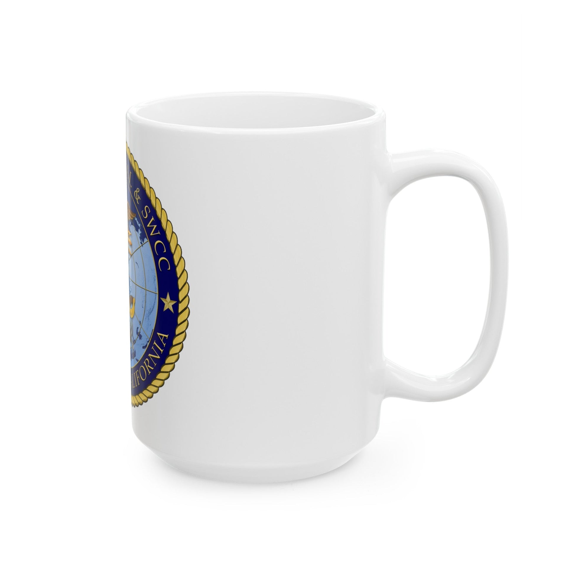 Center for SEAL and SWCC (U.S. Navy) White Coffee Mug-The Sticker Space