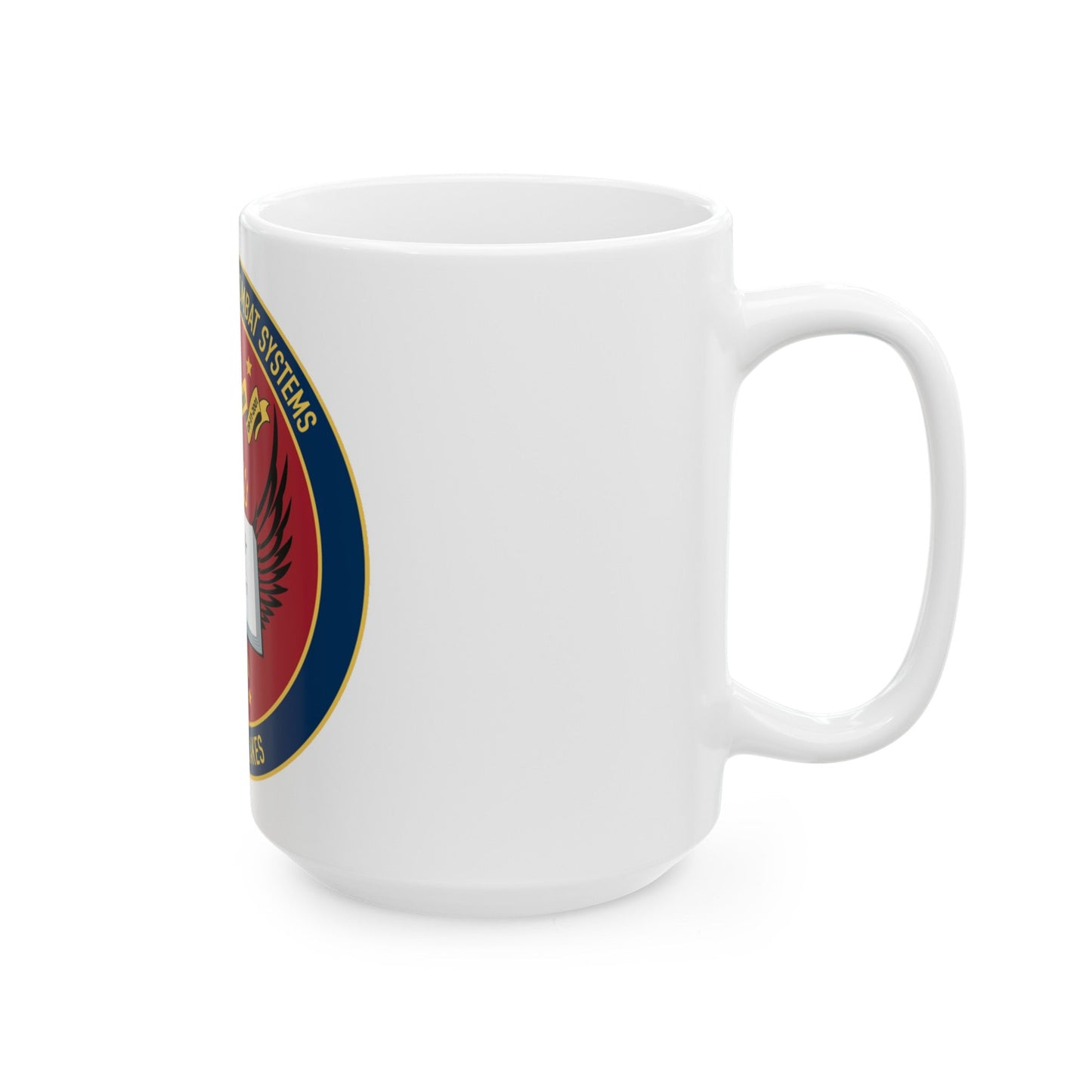 Center For Service Combat Systems Unit Great Lakes (U.S. Navy) White Coffee Mug-The Sticker Space