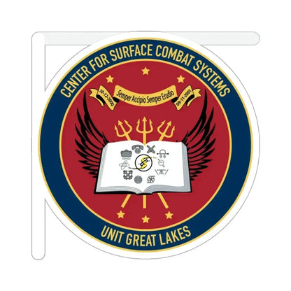 Center For Service Combat Systems Unit Great Lakes (U.S. Navy) STICKER Vinyl Die-Cut Decal - The Sticker Space