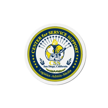Center for Service Support San Diego CA CSS (U.S. Navy) Refrigerator Magnet 6 Inch - The Sticker Space