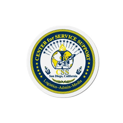 Center for Service Support San Diego CA CSS (U.S. Navy) Refrigerator Magnet - The Sticker Space