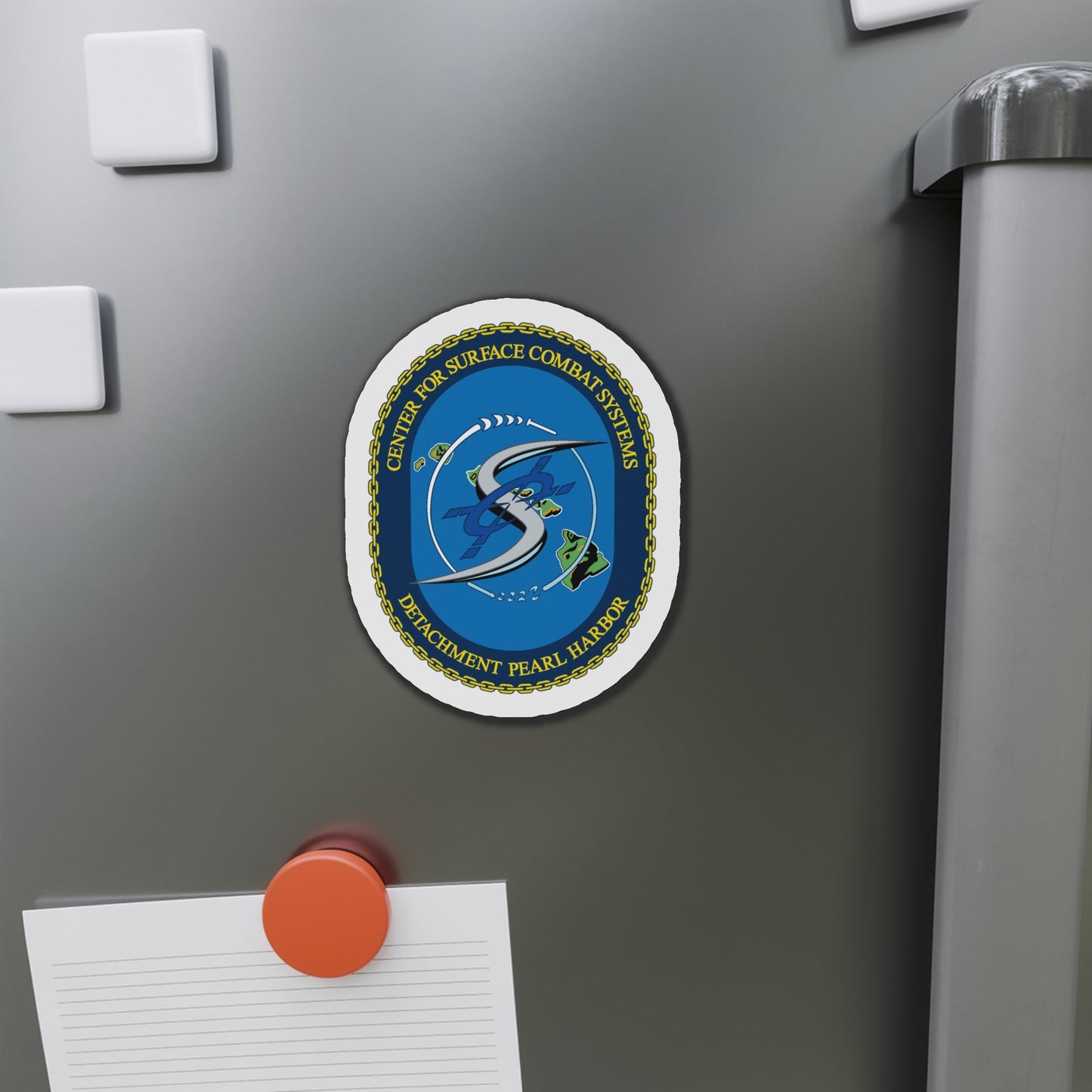 Center for Surface Combat System Det Pearl Harbor (U.S. Navy) Die-Cut Magnet-The Sticker Space