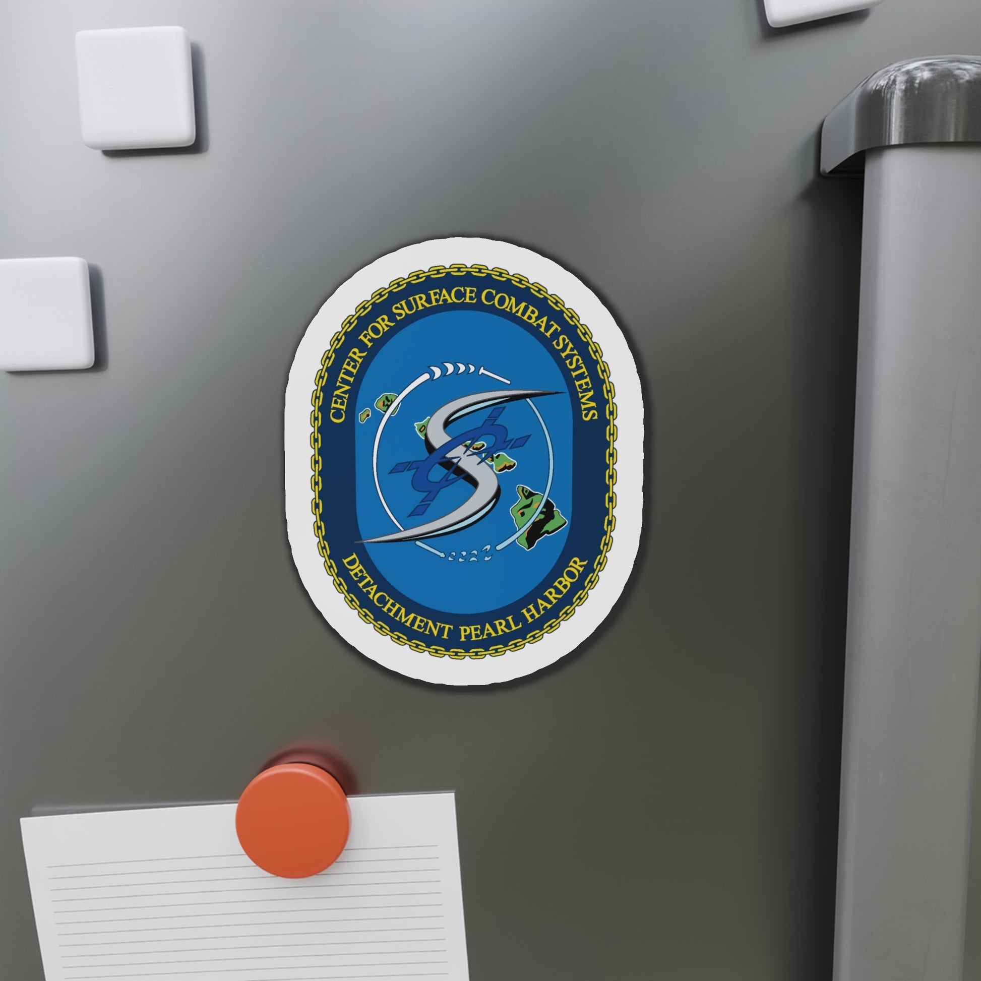 Center for Surface Combat System Det Pearl Harbor (U.S. Navy) Die-Cut Magnet-The Sticker Space