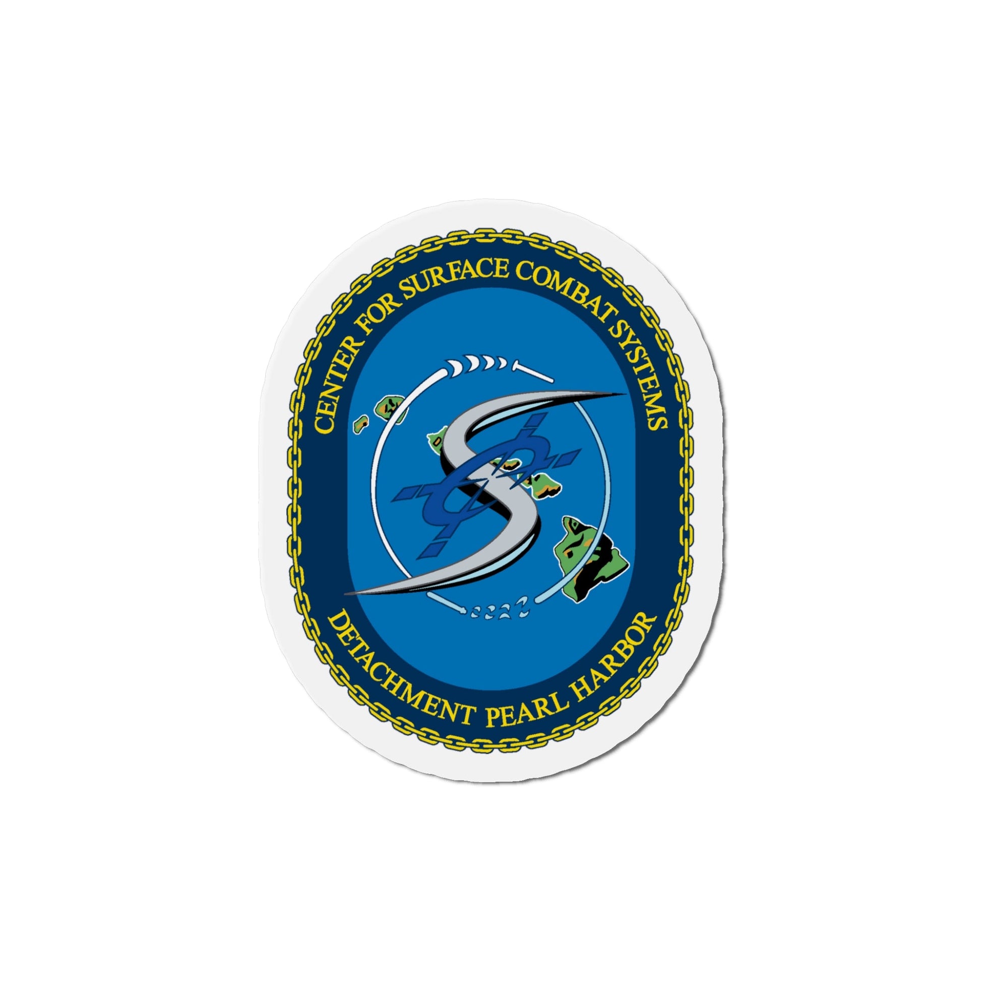 Center for Surface Combat System Det Pearl Harbor (U.S. Navy) Die-Cut Magnet-The Sticker Space