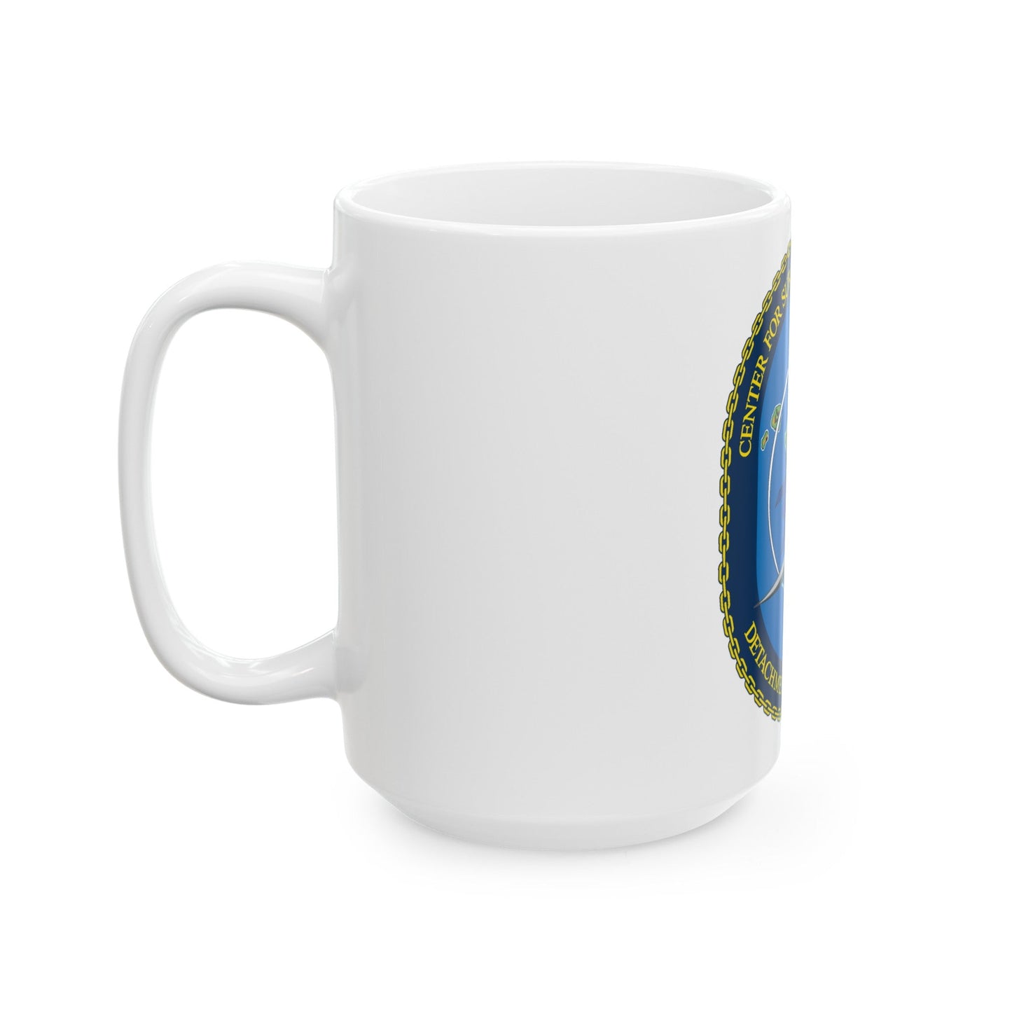 Center for Surface Combat System Det Pearl Harbor (U.S. Navy) White Coffee Mug-The Sticker Space