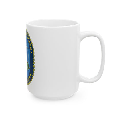 Center for Surface Combat System Det Pearl Harbor (U.S. Navy) White Coffee Mug-The Sticker Space