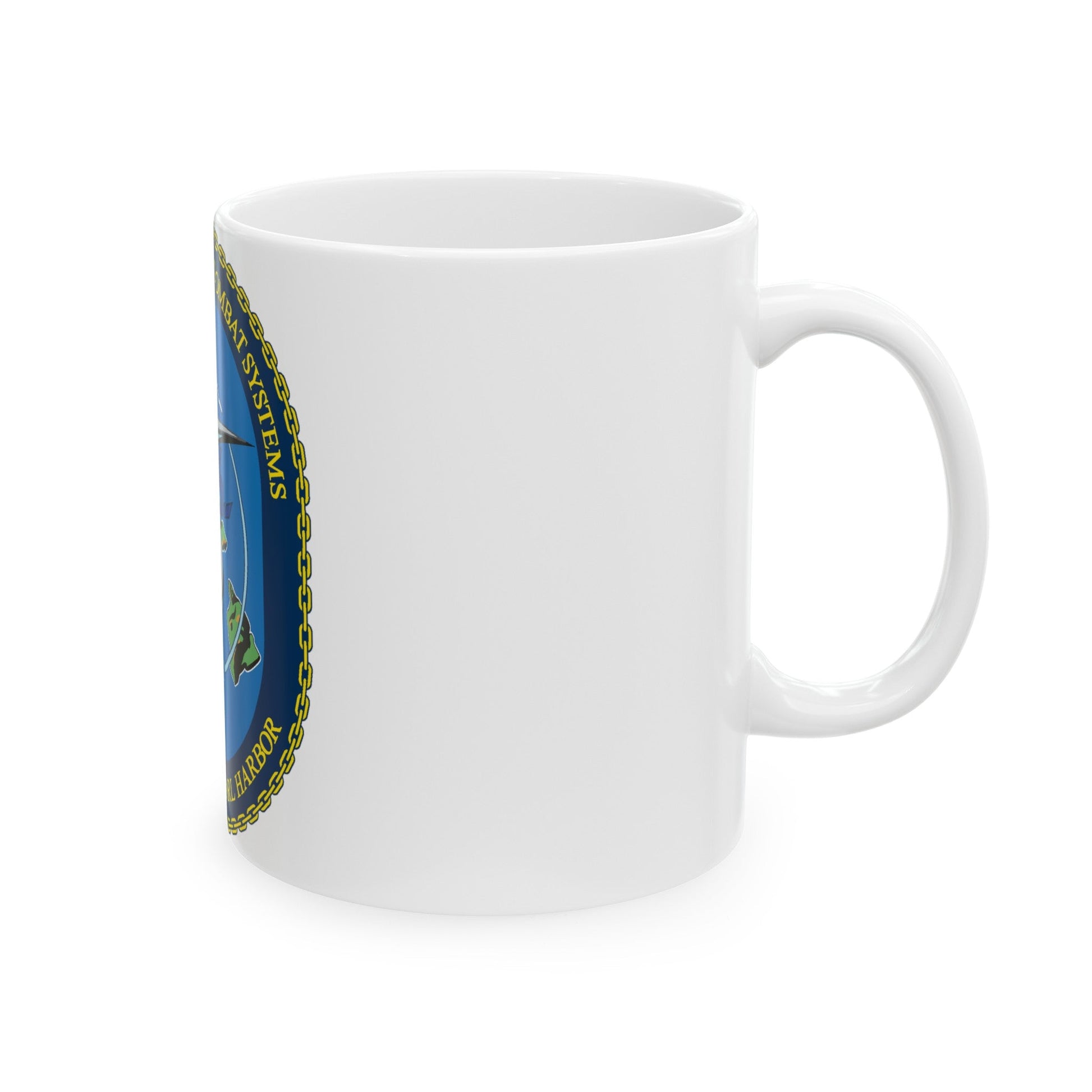 Center for Surface Combat System Det Pearl Harbor (U.S. Navy) White Coffee Mug-The Sticker Space