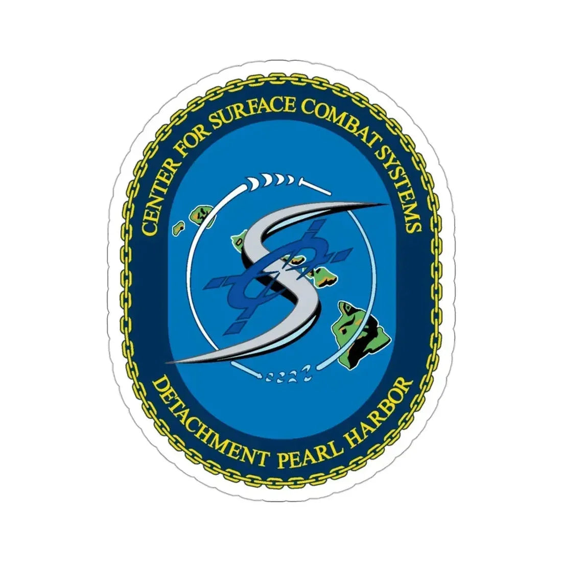 Center for Surface Combat System Det Pearl Harbor (U.S. Navy) STICKER Vinyl Die-Cut Decal 3 Inch - The Sticker Space