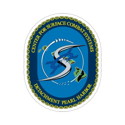 Center for Surface Combat System Det Pearl Harbor (U.S. Navy) STICKER Vinyl Die-Cut Decal 3 Inch - The Sticker Space