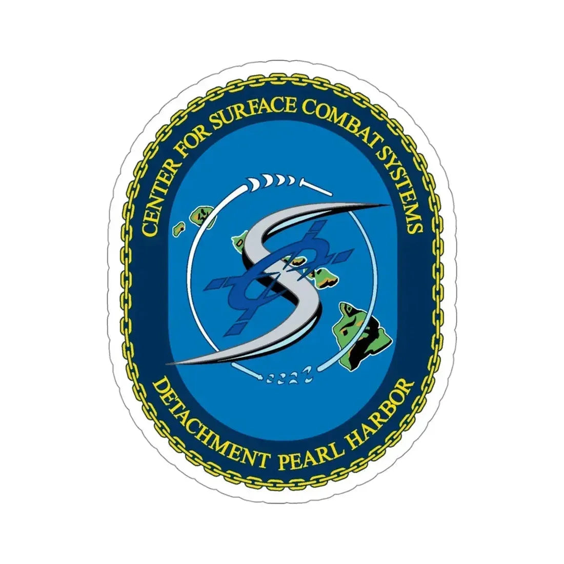 Center for Surface Combat System Det Pearl Harbor (U.S. Navy) STICKER Vinyl Die-Cut Decal 4 Inch - The Sticker Space