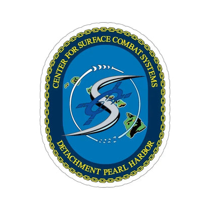 Center for Surface Combat System Det Pearl Harbor (U.S. Navy) STICKER Vinyl Die-Cut Decal 5 Inch - The Sticker Space