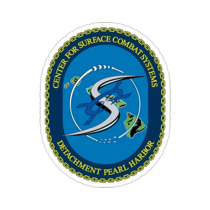Center for Surface Combat System Det Pearl Harbor (U.S. Navy) STICKER Vinyl Die-Cut Decal - The Sticker Space