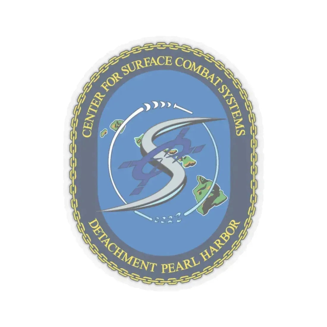 Center for Surface Combat System Det Pearl Harbor (U.S. Navy) STICKER Vinyl Kiss-Cut Decal 2 Inch Transparent - The Sticker Space