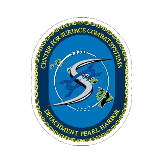 Center for Surface Combat System Det Pearl Harbor (U.S. Navy) STICKER Vinyl Kiss-Cut Decal 2 Inch White - The Sticker Space