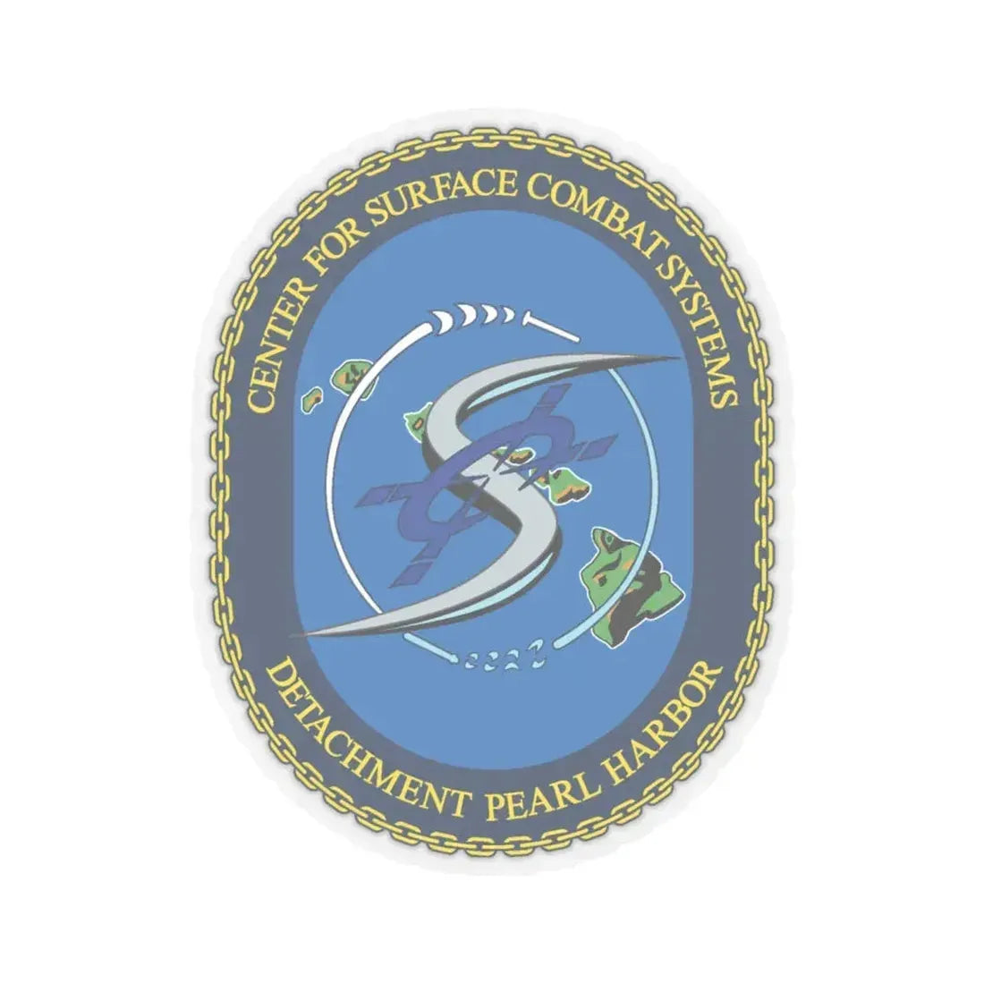 Center for Surface Combat System Det Pearl Harbor (U.S. Navy) STICKER Vinyl Kiss-Cut Decal 6 Inch Transparent - The Sticker Space