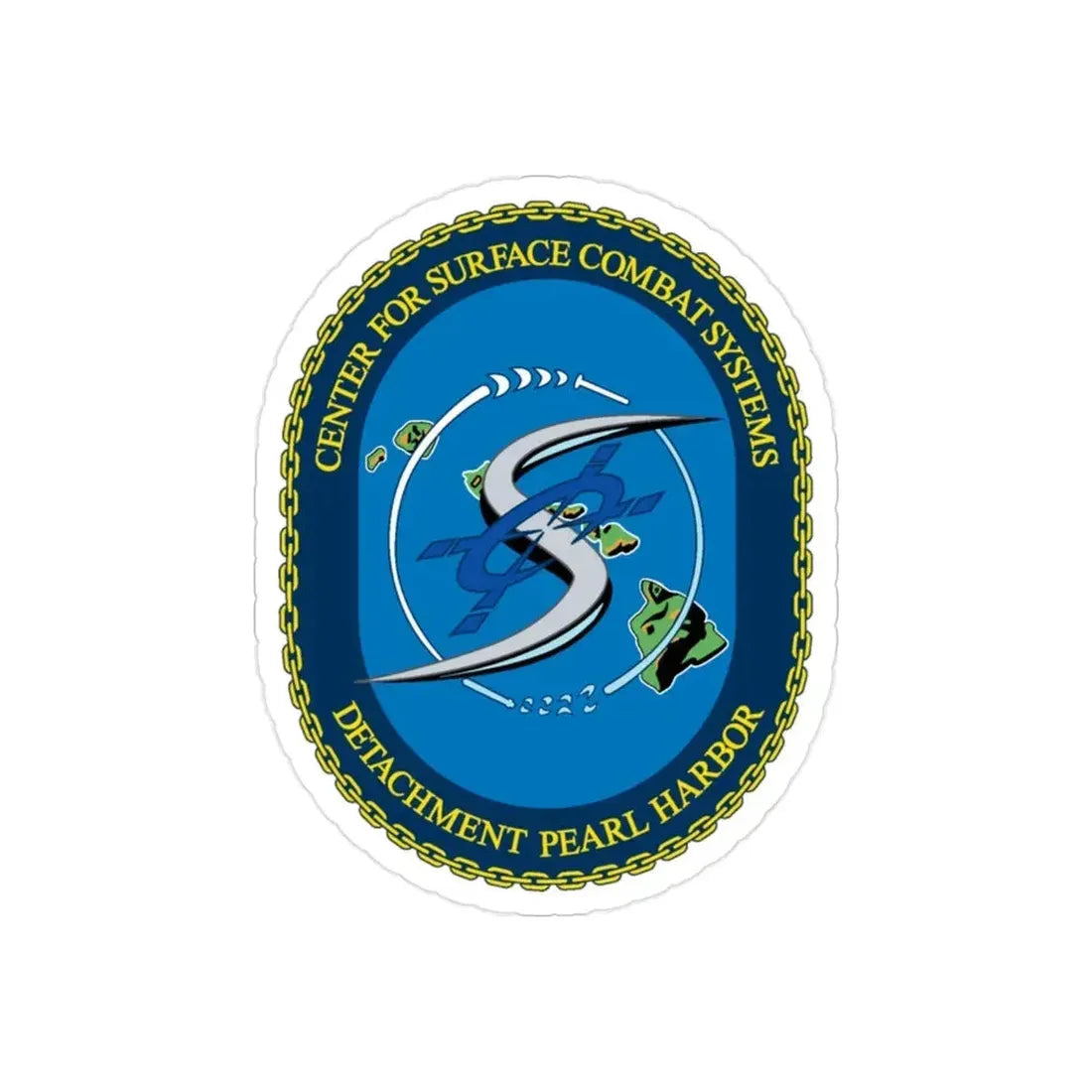 Center for Surface Combat System Det Pearl Harbor (U.S. Navy) Transparent STICKER Die-Cut Vinyl Decal - The Sticker Space