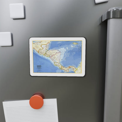 Central America (1973) (Map) Refrigerator Magnet-The Sticker Space