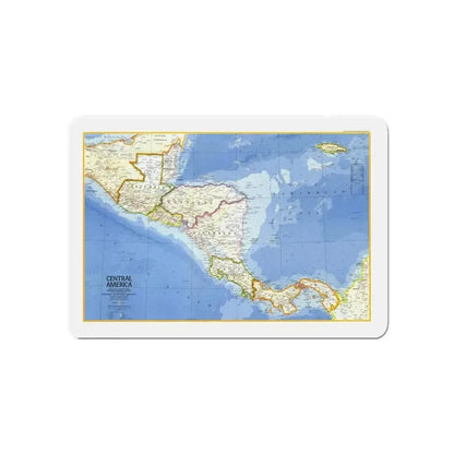 Central America (1973) (Map) Refrigerator Magnet - The Sticker Space