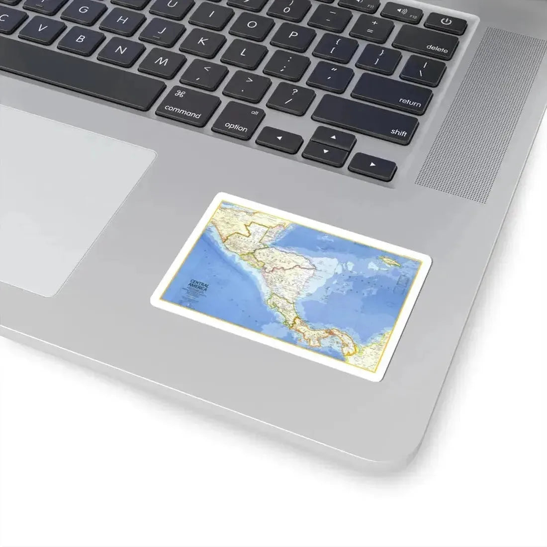 Central America (1973) (Map) STICKER Vinyl Kiss-Cut Decal - The Sticker Space