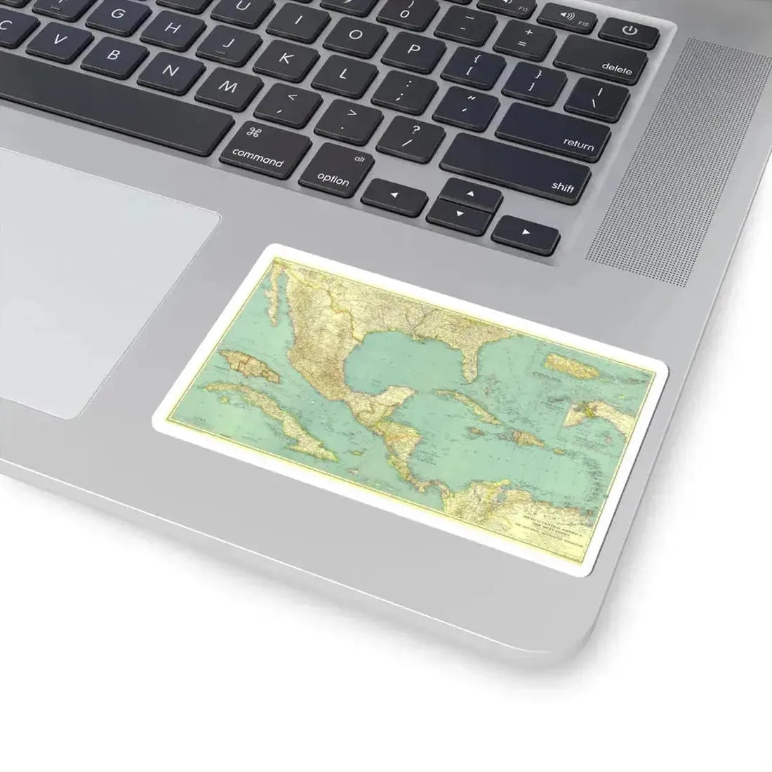 Central America and the West Indies (1934) (Map) STICKER Vinyl Kiss-Cut Decal - The Sticker Space